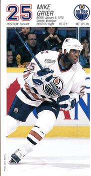 1999-00 Edmonton Oilers #NNO Mike Grier Front