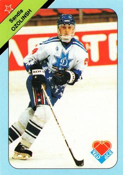 1992 Red Ace Russian Hockey Stars #21 Sandis Ozolinsh Front