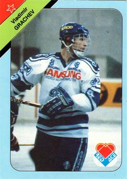 1992 Red Ace Russian Hockey Stars #24 Vladimir Grachev Front