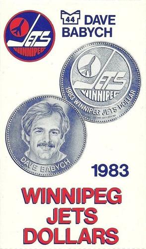 1983 Winnipeg Jets Dollars #H8 Dave Babych Front