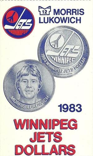 1983 Winnipeg Jets Dollars #H9 Morris Lukowich Front