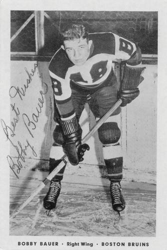 1938-39 Larus & Brothers Boston Bruins Photos #NNO Bobby Bauer Front