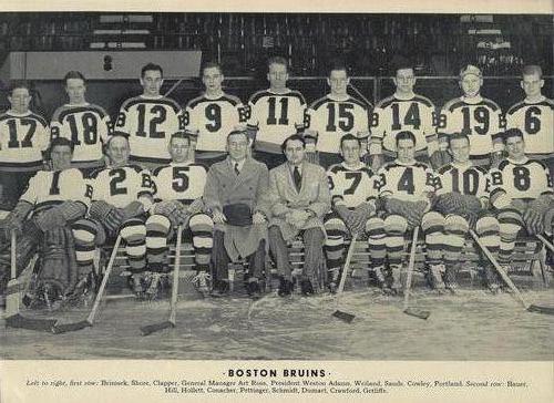 1938-39 Larus & Brothers Boston Bruins Photos #NNO Team Picture Front