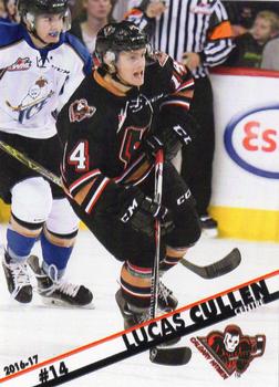 2016-17 Calgary Hitmen (WHL) #3 Lucas Cullen Front