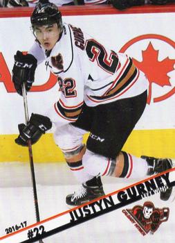 2016-17 Calgary Hitmen (WHL) #11 Justyn Gurney Front