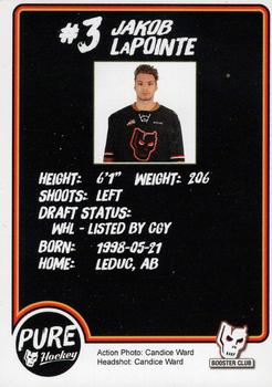 2016-17 Calgary Hitmen (WHL) #14 Jakob LaPointe Back
