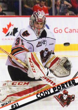 2016-17 Calgary Hitmen (WHL) #20 Cody Porter Front