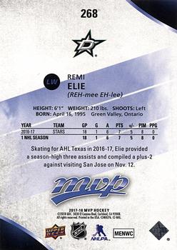 2017-18 Upper Deck MVP - Rookie Exchange #268 Remi Elie Back