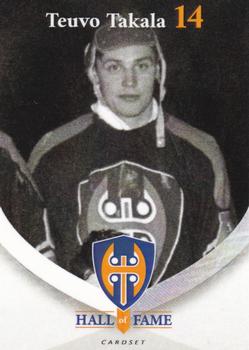 2017-18 Tappara Tampere (FIN) Hall of Fame #HOF42 Teuvo Takala Front