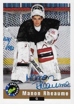 1992 Classic Draft Picks - Bonus Autographs #NNO Manon Rheaume Front