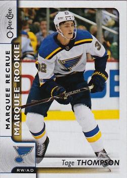 2017-18 Upper Deck - 2017-18 O-Pee-Chee Update #618 Tage Thompson Front