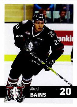 2016-17 Red Deer Rebels (WHL) #NNO Akash Bains Front