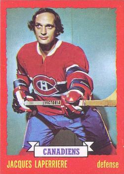 1973-74 O-Pee-Chee - Light Backs #40 Jacques Laperriere Front