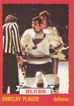 1973-74 O-Pee-Chee - Light Backs #47 Barclay Plager Front