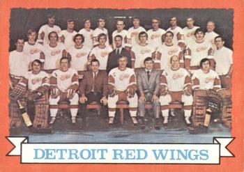 1973-74 O-Pee-Chee - Light Backs #97 Red Wings Team Front