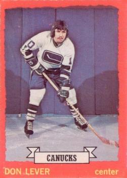 1973-74 O-Pee-Chee - Light Backs #111 Don Lever Front