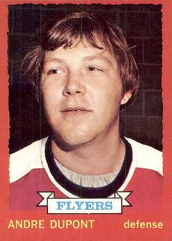 1973-74 O-Pee-Chee - Light Backs #113 Andre Dupont Front