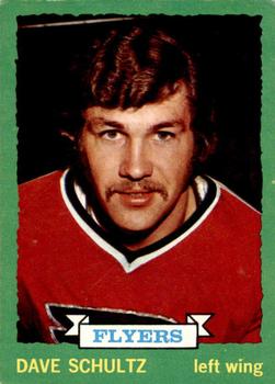 1973-74 O-Pee-Chee - Light Backs #166 Dave Schultz Front
