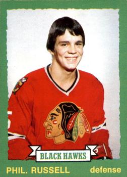 1973-74 O-Pee-Chee - Light Backs #243 Phil Russell Front