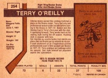 Terry O'Reilly (Boston Bruins), 1974-75 O-Pee-Chee Hockey Card