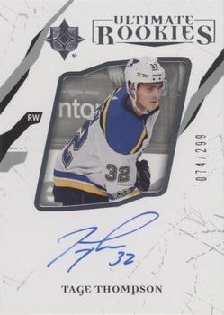 2017-18 Upper Deck Ultimate Collection #81 Tage Thompson Front