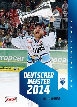 2014-15 Playercards Premium Serie 2 (DEL) - Meisterset #MS10 Bjorn Barta Front