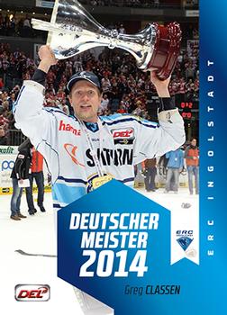 2014-15 Playercards Premium Serie 2 (DEL) - Meisterset #MS13 Greg Classen Front