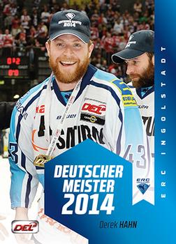 2014-15 Playercards Premium Serie 2 (DEL) - Meisterset #MS17 Derek Hahn Front