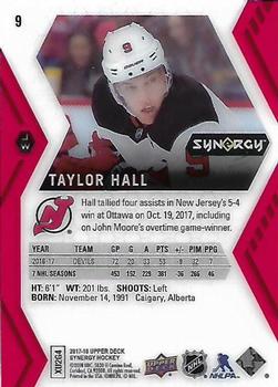 2017-18 Upper Deck Synergy - Red #9 Taylor Hall Back
