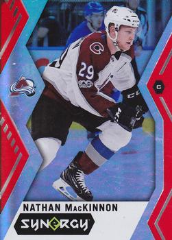 2017-18 Upper Deck Synergy - Red #18 Nathan MacKinnon Front