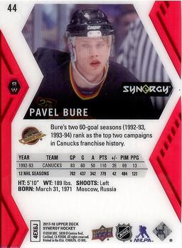 2017-18 Upper Deck Synergy - Red #44 Pavel Bure Back