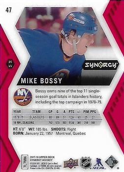 2017-18 Upper Deck Synergy - Red #47 Mike Bossy Back