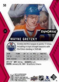 2017-18 Upper Deck Synergy - Red #50 Wayne Gretzky Back