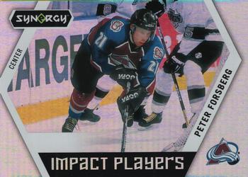 2017-18 Upper Deck Synergy - Impact Players #IP-28 Peter Forsberg Front