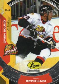 2006-07 Extreme Owen Sound Attack (OHL) #1 Theo Peckham Front