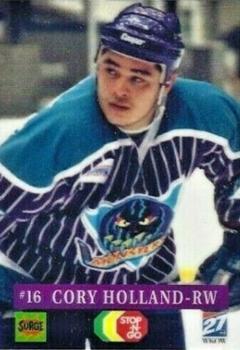 1998-99 Roox Madison Monsters (UHL) #7 Cory Holland Front