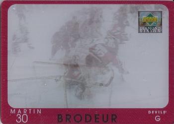 1997-98 Upper Deck Diamond Vision - Signature Moves #S5 Martin Brodeur Front