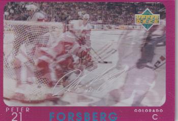 1997-98 Upper Deck Diamond Vision - Signature Moves #S14 Peter Forsberg Front