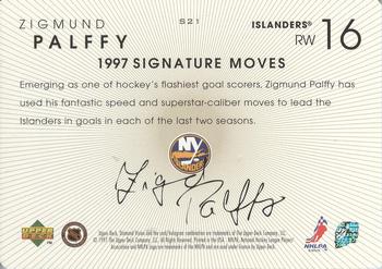 1997-98 Upper Deck Diamond Vision - Signature Moves #S21 Zigmund Palffy Back