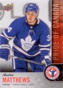 2018 Upper Deck National Hockey Card Day Canada #CAN-10 Auston Matthews Front