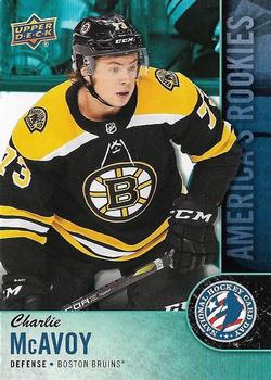 2018 Upper Deck National Hockey Card Day USA #USA-3 Charlie McAvoy Front