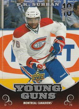 2018 Upper Deck National Hockey Card Day Canada - 10th Anniversary Tribute Set #10TH-PS P.K. Subban Front