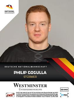 2017-18 Playercards (DEL) - DEB #DEL-NM04 Philip Gogulla Back