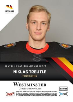 2017-18 Playercards (DEL) - DEB #DEL-NM08 Niklas Treutle Back