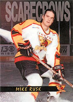 1998-99 Topeka Scarecrows (CHL) #4 Mike Rusk Front