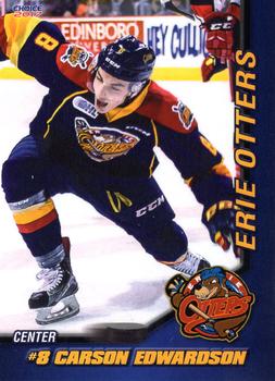 2016-17 Choice Erie Otters (OHL) #5 Carson Edwardson Front