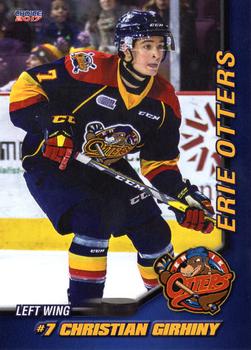 2016-17 Choice Erie Otters (OHL) #9 Christian Girhiny Front