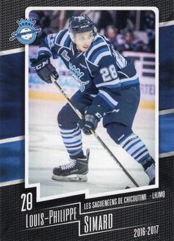 2016-17 Chicoutimi Sagueneens (QMJHL) #10 Louis-Philippe Simard Front