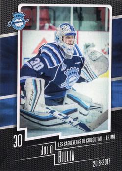 2016-17 Chicoutimi Sagueneens (QMJHL) #11 Julio Billia Front