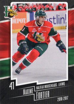 2016-17 Halifax Mooseheads (QMJHL) #6 Maxime Fortier Front